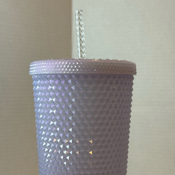NEW Starbucks 2021 Holiday Icy Lilac Studded Cold Cup Tumbler 24 oz. - Picture 6 of 8